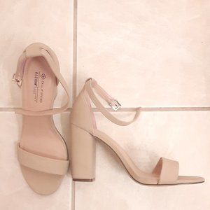 Call It Spring nude heels size 7.5